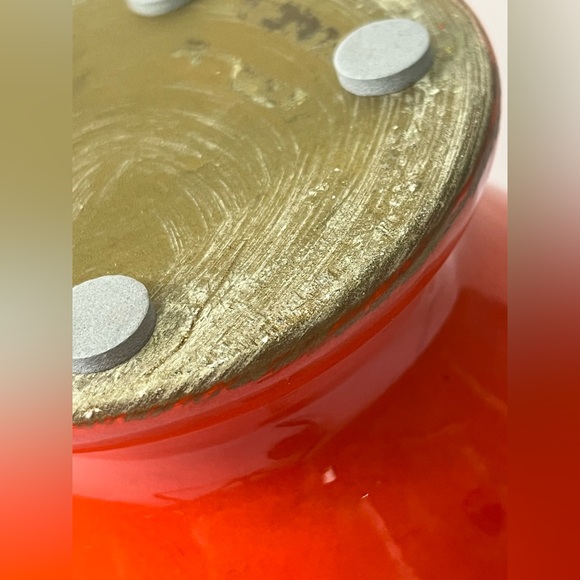 MCM 60’s Flame Drip Glaze Vase 6.5” Glossy Tall Mid Century Gorgeous - Picture 10 of 10